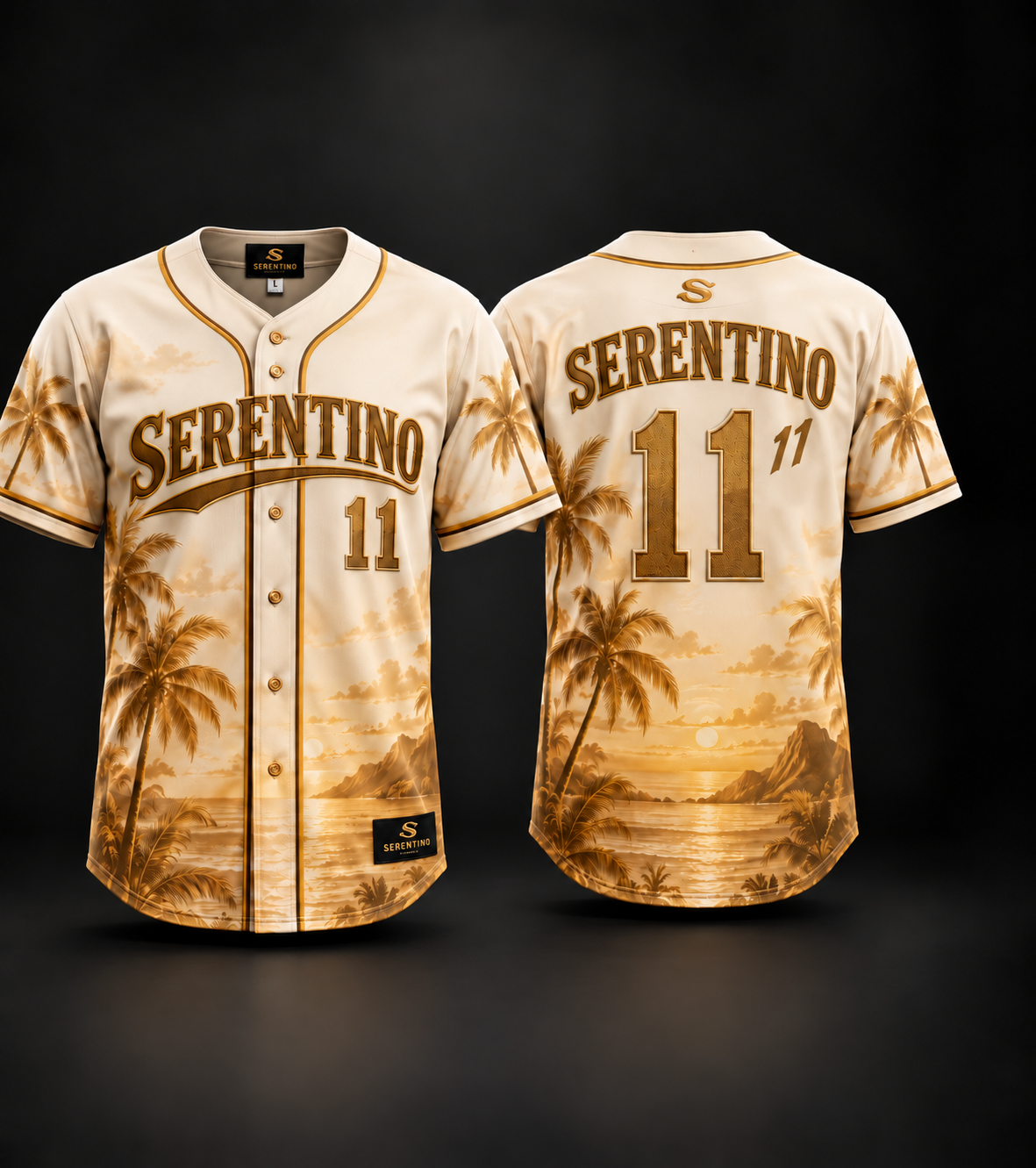 Golden Hour jersey front and back